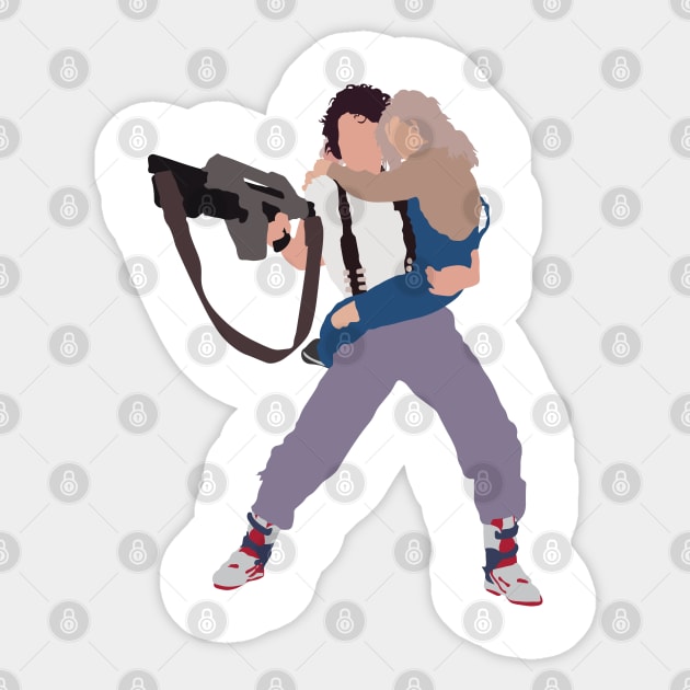 Ripley and Newt Sticker by FutureSpaceDesigns